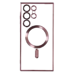 Silikonska futrola Magsafe SAMSUNG S25 ULTRA ROZE