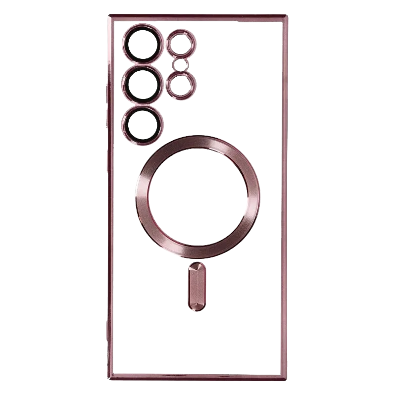Silikonska futrola Magsafe SAMSUNG S25 ULTRA ROZE