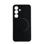 Silikonska futrola Magsafe LUX Samsung S25 + CRNA