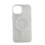 Zaštitna silikonska futrola (FLURO) za iPhone 13/14, Bela