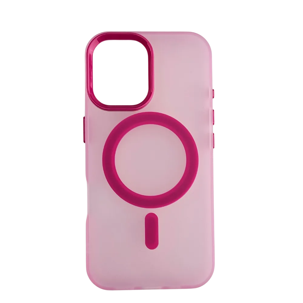 Zaštitna silikonska futrola (FLURO) za iPhone 16, Roze