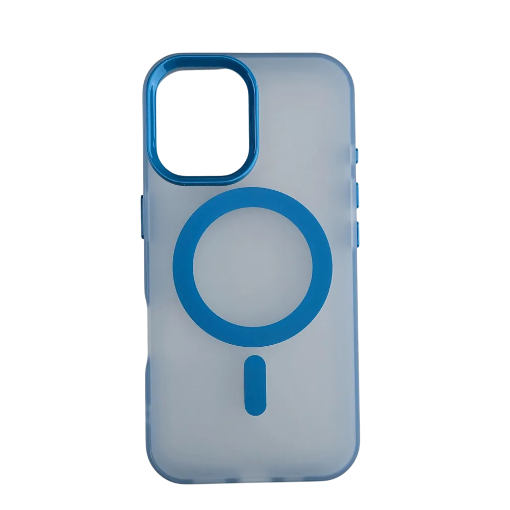 Zaštitna silikonska futrola (FLURO) za iPhone 16, Plava