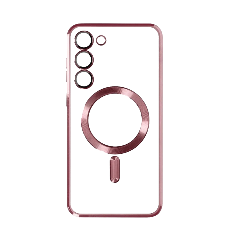 Silikonska futrola Magsafe SAMSUNG S25 ROZE