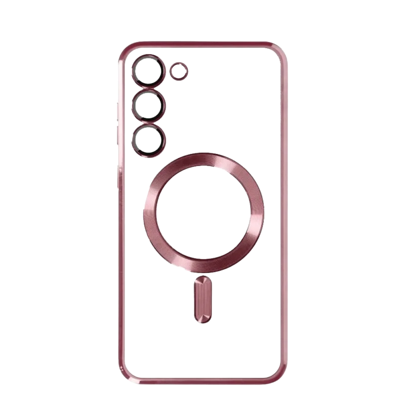 Silikonska futrola Magsafe SAMSUNG S25 ROZE