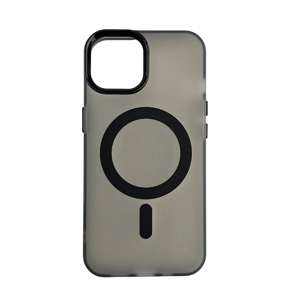 Zaštitna silikonska futrola (FLURO) za iPhone 13/14, Crna