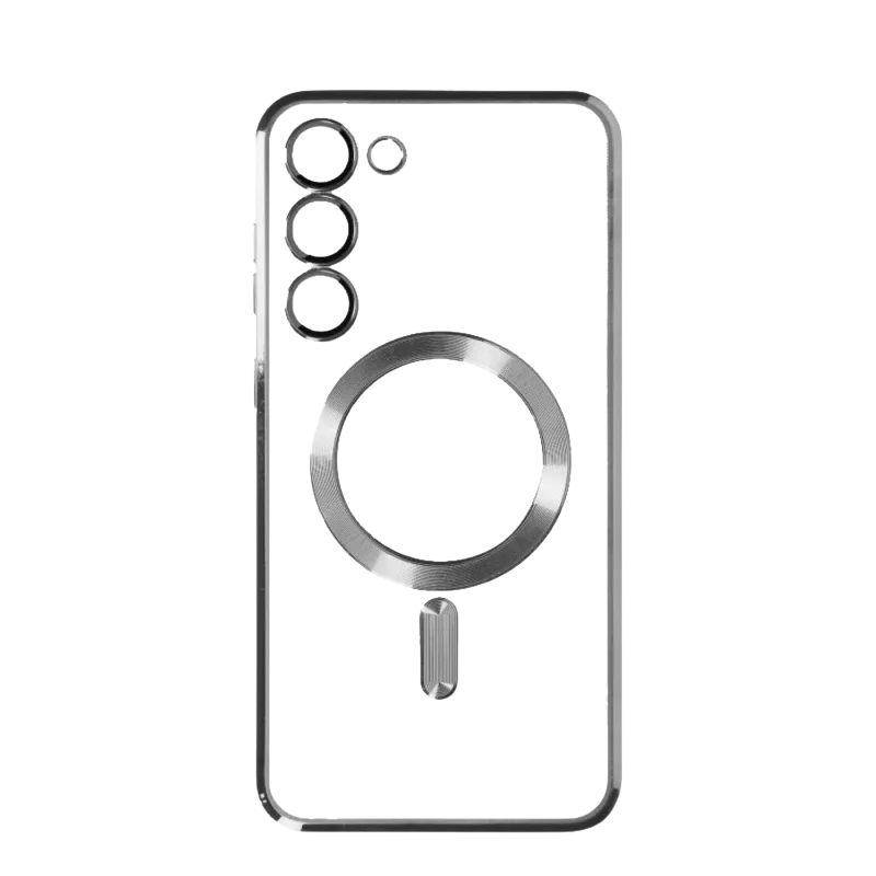 Silikonska futrola Magsafe SAMSUNG S25 SILVER