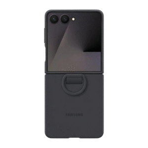 Originalna silikonska futrola za Samsung Z Flip7, Crna