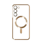 Silikonska futrola Magsafe SAMSUNG S25 ZLATNA