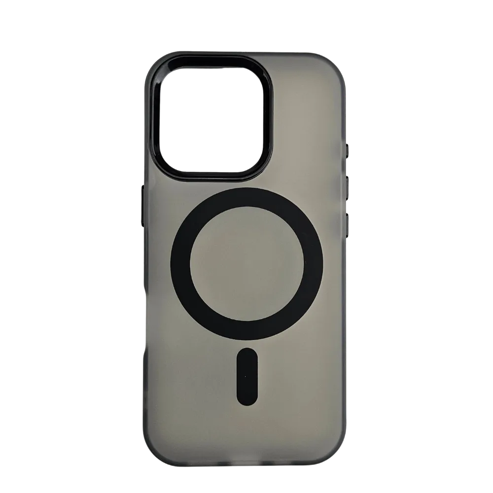 Zaštitna silikonska futrola (FLURO) za iPhone 16 Pro, Crna