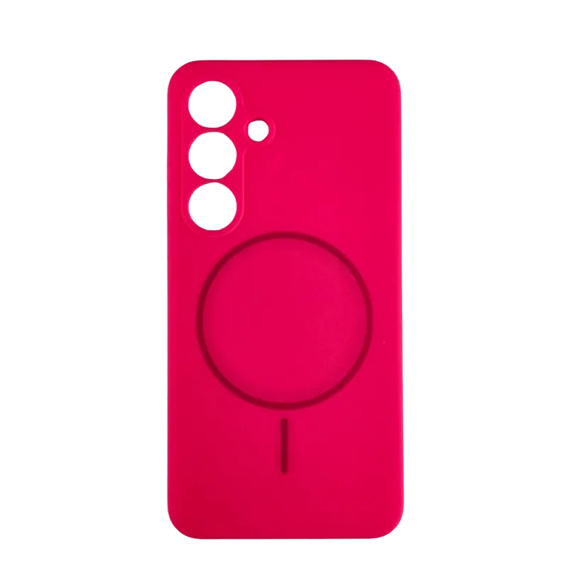 Silikonska futrola Magsafe LUX Samsung S25 ROZE