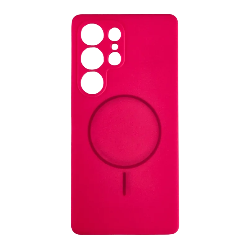 Silikonska futrola Magsafe LUX Samsung S25 Ultra ROZE
