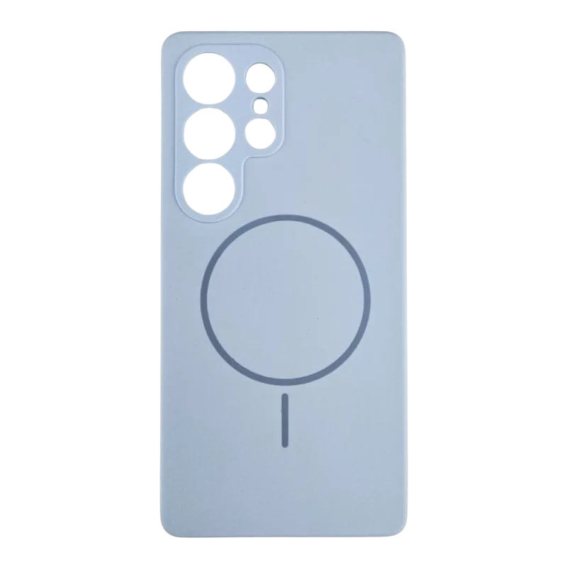 Silikonska futrola Magsafe LUX Samsung S25 Ultra BEBI PLAVA