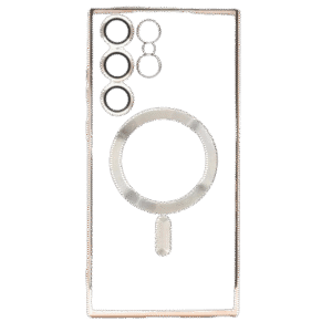 Silikonska futrola Magsafe SAMSUNG S25 ULTRA ZLATNA