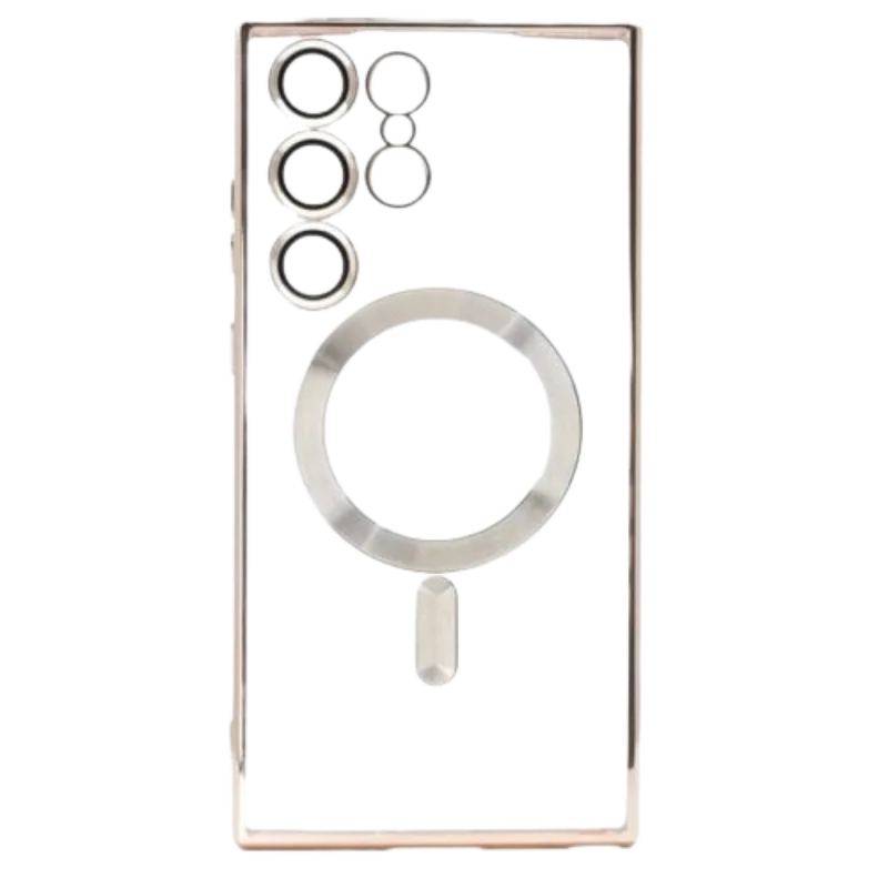 Silikonska futrola Magsafe SAMSUNG S25 ULTRA ZLATNA