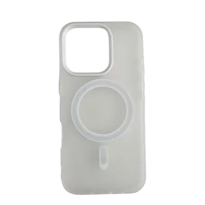 Zaštitna silikonska futrola (FLURO) za iPhone 16 Pro, Bela