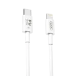 XO Kabl USB-C na Lightning NB-Q189A, 20W, 1m, Beli
