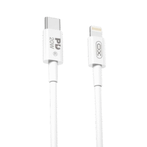 XO Kabl USB-C na Lightning NB-Q189A, 20W, 1m, Beli