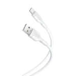 XO Kabl USB-A na USB-C NB212, 2.1A, 1m, Beli