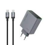 TRANYOO kućni punjač sa kablom 120W, Sivi