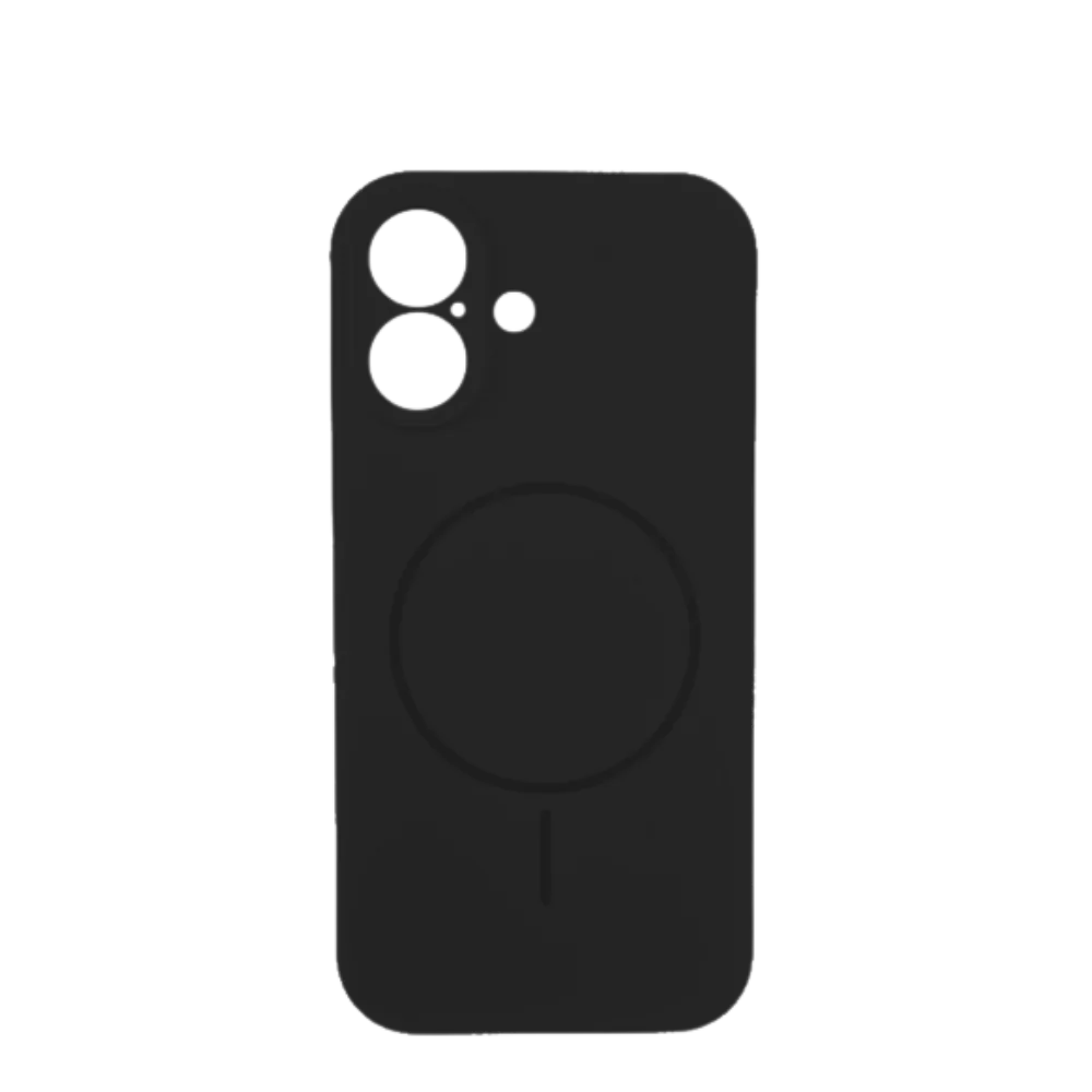 Lux silikonska futrola za bežično punjenje za iPhone 17, Crna