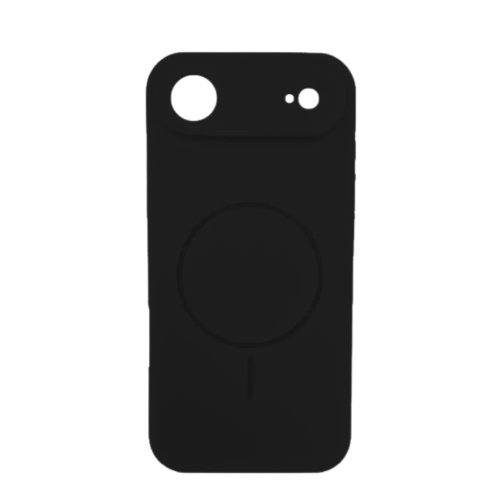 Lux silikonska futrola za bežično punjenje za iPhone Air, Crna