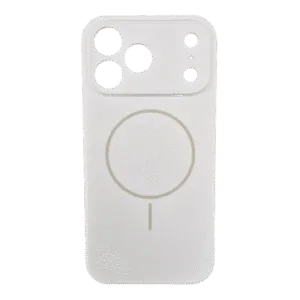 Lux silikonska futrola za bežično punjenje za iPhone 17 Pro Max, Bela