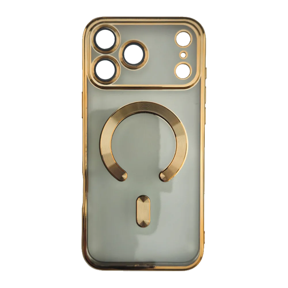 Zaštitna futrola za bežično punjenje za iPhone 17 Pro Max, Zlatna