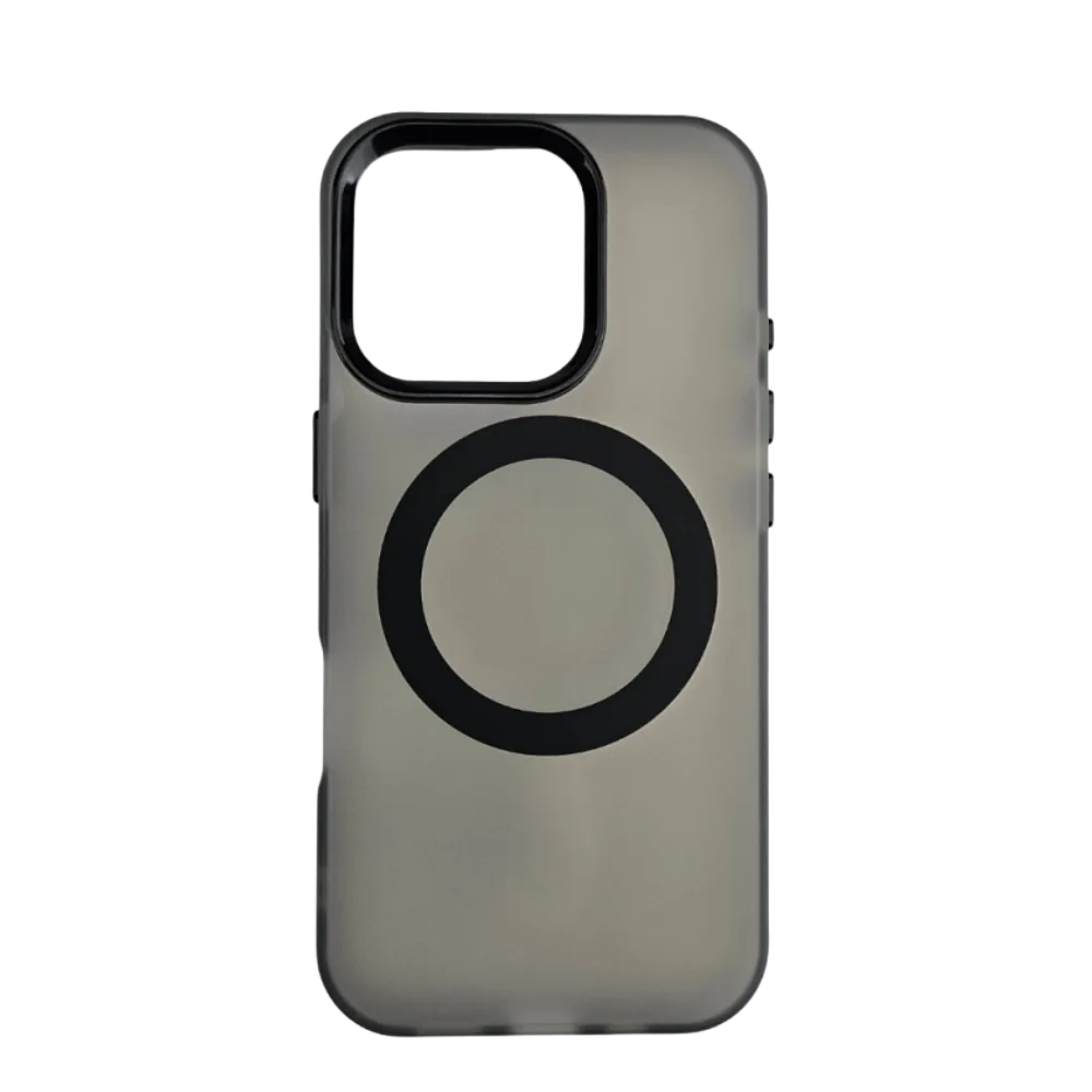 Zaštitna silikonska futrola (FLURO) za iPhone 17, Crna