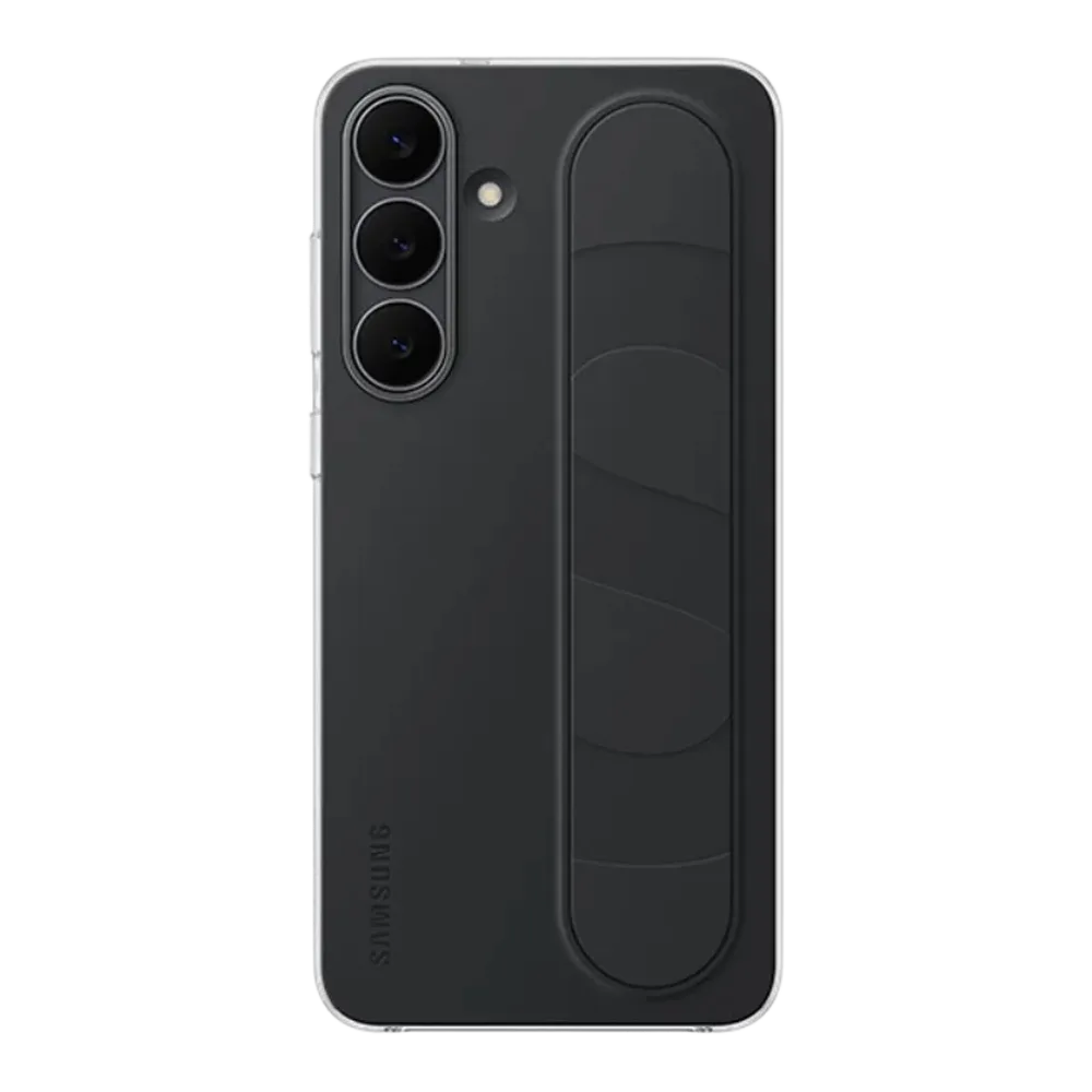 Zaštitna futrola Grip sa kaišem za Galaxy S25 FE, Crna