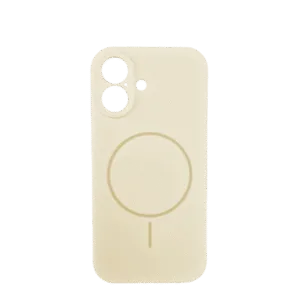 Lux silikonska futrola za bežično punjenje za iPhone 17, Bež