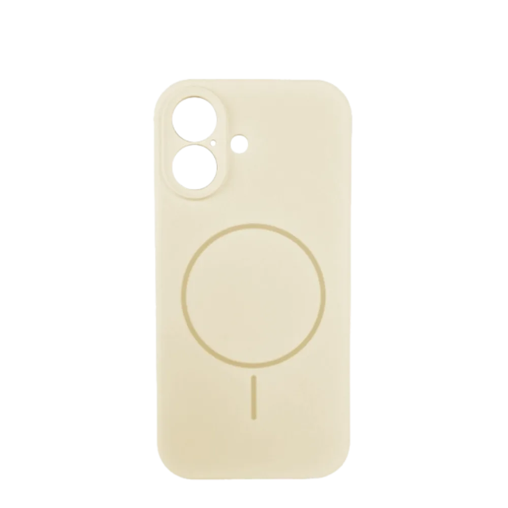 Lux silikonska futrola za bežično punjenje za iPhone 17, Bež