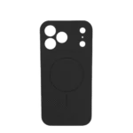 Lux silikonska futrola za bežično punjenje za iPhone 17 Pro, Crna