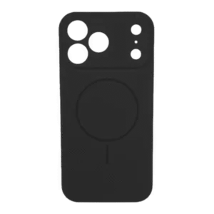 Lux silikonska futrola za bežično punjenje za iPhone 17 Pro Max, Crna