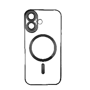 Zaštitna futrola za bežično punjenje za iPhone 17, Crna