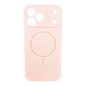 Lux silikonska futrola za bežično punjenje za iPhone 17 Pro Max, Puder-Roze