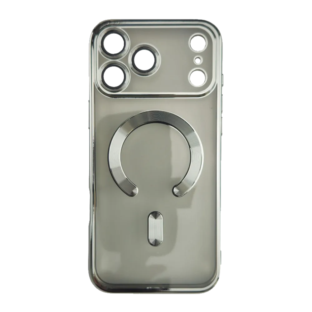 Zaštitna futrola za bežično punjenje za iPhone 17 Pro Max, Srebrna