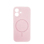 Lux silikonska futrola za bežično punjenje za iPhone 17, Puder-Roze