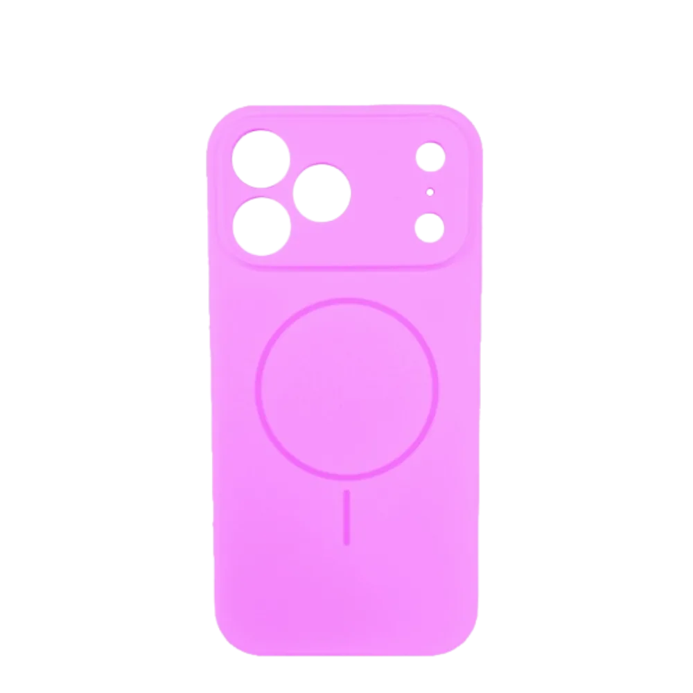 Lux silikonska futrola za bežično punjenje za iPhone 17 Pro, Roze