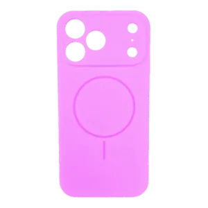 Lux silikonska futrola za bežično punjenje za iPhone 17 Pro Max, Roze