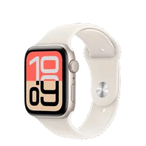 Apple Watch SE 3 GPS 40mm Starlight Aluminium Case with Starlight Sport Band - S/M, (meh34rk/a)