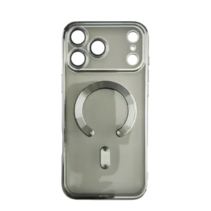 Zaštitna futrola za bežično punjenje za iPhone 17 Pro, Srebrna