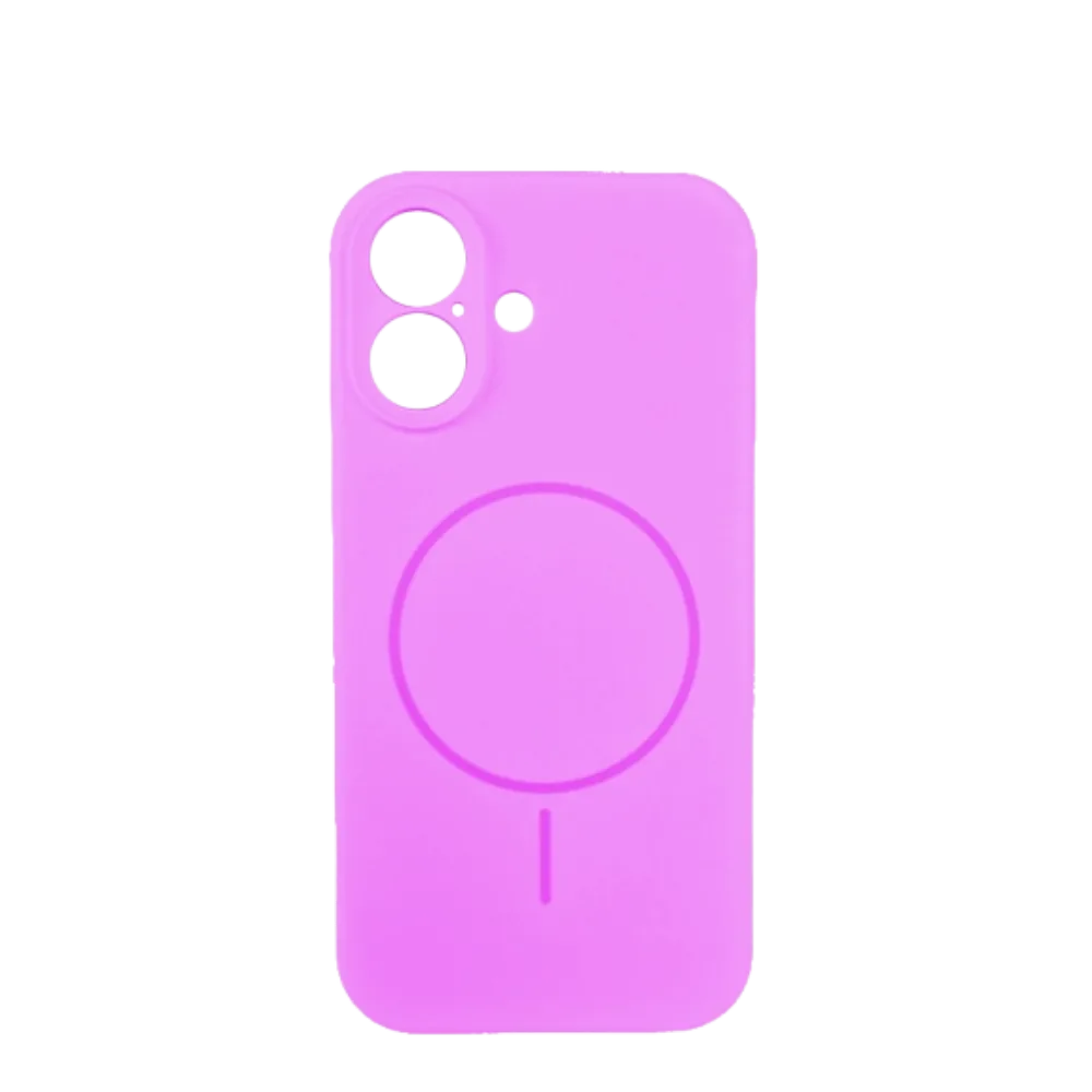 Lux silikonska futrola za bežično punjenje za iPhone 17, Roze