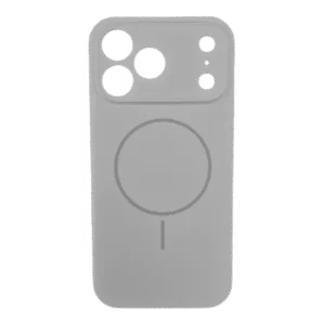 Lux silikonska futrola za bežično punjenje za iPhone 17 Pro Max, Siva