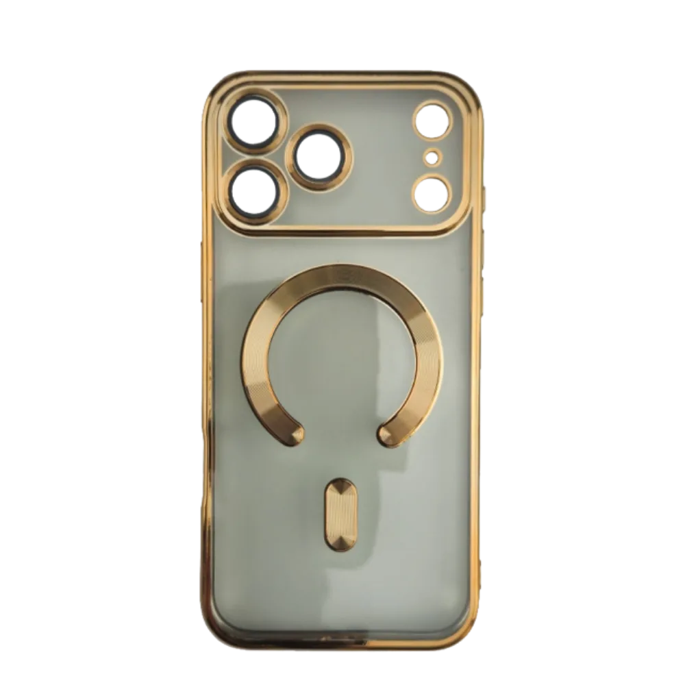 Zaštitna futrola za bežično punjenje za iPhone 17 Pro, Zlatna