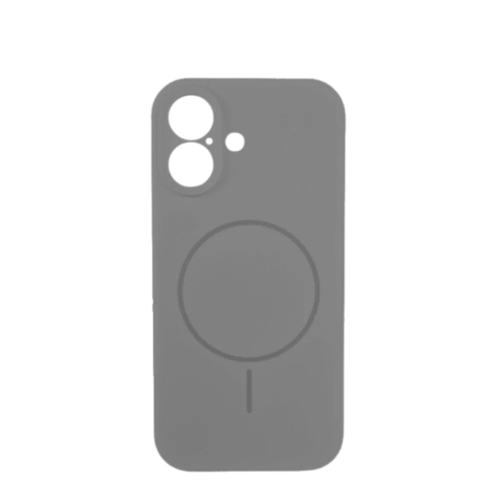 Lux silikonska futrola za bežično punjenje za iPhone 17, Siva