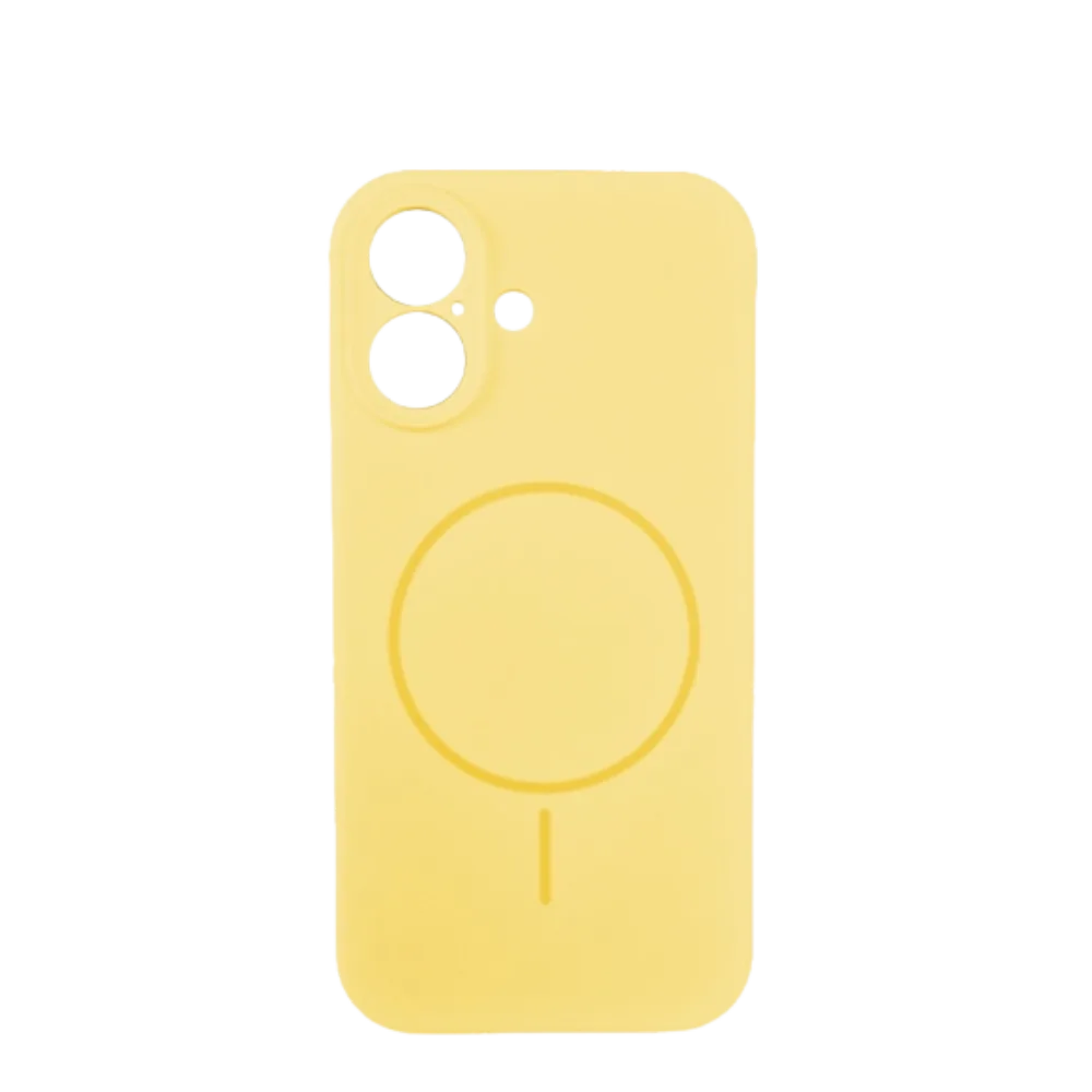 Lux silikonska futrola za bežično punjenje za iPhone 17, Žuta