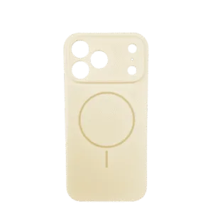 Lux silikonska futrola za bežično punjenje za iPhone 17 Pro, Bež