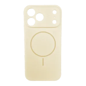 Lux silikonska futrola za bežično punjenje za iPhone 17 Pro Max, Bež