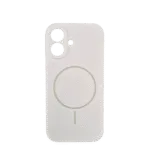 Lux silikonska futrola za bežično punjenje za iPhone 17, Bela