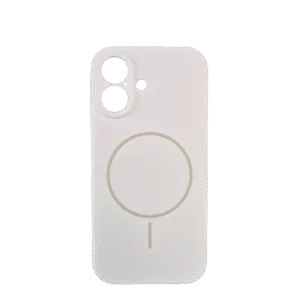 Lux silikonska futrola za bežično punjenje za iPhone 17, Bela